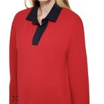 Tommy Hilfiger  Women's Johnny Collar Rugby Dress Red NWT Photo 4