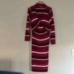 Eloquii  Essentials Striped Red Pink Sweater Midi Dress Stretch Comfy Winter Photo 7