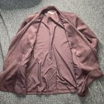 easel Faded Plum Double Breasted Suede Fully Lined Front Patch Pocket Blaser size M Photo 2