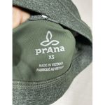 prAna  Alois Sports Bra XS Green‎ Pink Stripe Racerback Padded High Neck Athletic Photo 4