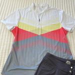 Nivo Sport Golf Polo Short Sleeve Quarter Zip Size XL White Photo 0