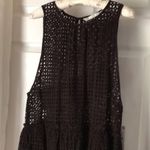 ZARA New  Eyelet Sleeveless mini dress, Size Small Photo 1