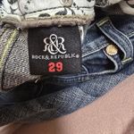 Rock & Republic Women's Low-rise Boot Cut Jeans size 29 Blue Rodeo Western Photo 6