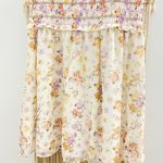 ZARA Cream Floral Dress Photo 5