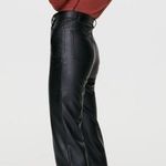 Wilfred NEW Aritzia  Melina Pant Vegan Leather High Rise Straight Leg Tall Photo 1
