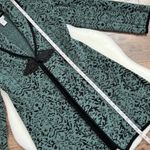 Soft Surroundings  chenille jacquard Sweater jacket coat duster size small Photo 4