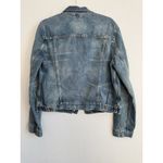 Gap  1969 Denim Trucker Jean Jacket Distressed Fade Wash Women's Size Large Photo 7