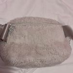 Lululemon White fuzzy  belt bag Photo 2