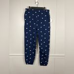 Ivory Ella NWT  Navy Tossed Relaxed Sweatpants Elephant Print Medium Loungewear Photo 1