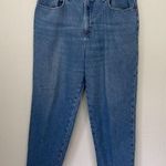 L.L.Bean Original Fit Relaxed Flannel Lined Medium Wash Jeans ~ Size 16 PET Photo 0