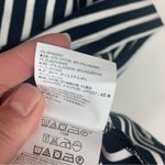 Old Navy  size medium new black white striped dress skater cross straps Photo 5