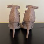 Call it spring , Gold fabric ankle strap stiletto pointy toe Photo 5