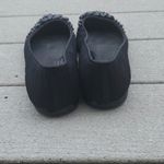  Yori Beaded Toe Pleated Tulle Flats | Nina Black Tulle Flats with Beads Photo 1