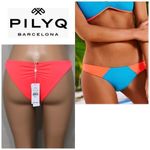 PilyQ  bright orange and blue bikini bottom. NWT Photo 1