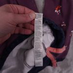 Fat Face Airlie 1/4 Zip Pull Over Shirt Women's 10 Purple Floral Canvas Outdoor Photo 6