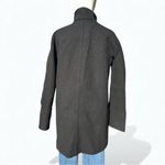 J.Crew Black Wool Blend City Coat Women’s Size 4 - Classic Pea Coat Style Photo 3