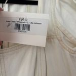 Ulla Johnson Ames Denim Dress Whitewash Corset Empire Waist Puff Sleeve Size 4 Photo 6