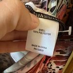 L'Academie  blouse deep neck size S multicolored animal print C5 Photo 5