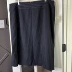 Kasper  Woman Black & White Pinstripe Skirt Size 18W NWT Photo 5