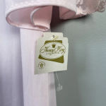Vintage Nancy King Lingerie Nightgown‎ Size M Pink Nylon satin Lace Sleepwear Size M Photo 3