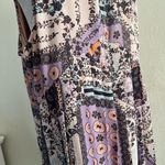 Signature Studio  Boho Floral Medallion Mixed Print Pleat Back Dress | Large Photo 4