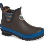 Pendleton Dark Gray Olympic National Park Rubber Rain Snow Boots Chelsea Booties. Photo 0
