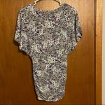 CAbi  Floral Flutter Sleeve Multicolored Chic Business Casual Blouse Size XS Photo 7