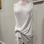 ALL SAINTS pleated duma white sleeveless t shirt. Photo 9