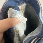 EXPRESS Skyscraper Mid Rise Distressed Split Leg Jeans Photo 8