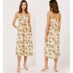 Moodie Belted Poplin Lemon Pleated Midi A Photo 0