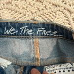 Free People  We the free Denim Mini Skirt Color: Indigo blue Size 24 VINTAGE NWT Photo 3