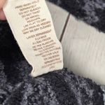 Free People  Black Blue Gray Striped Long Sleeve Fitted Mini Sweater Dress Size S Photo 4