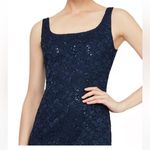 Alex Evenings Navy blue floral lace sparkle midi dress with lace cardigan set never worn Photo 6