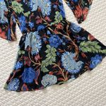 Alice + Olivia Cay Alder Floral Batwing Dolman Sleeves Mini Dress Size S Photo 4