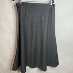 JM Collection  Gray A Line Full Skirt Midi Sz 14 Photo 1