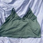 Divided green tank top Photo 5