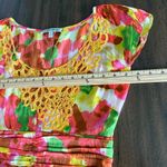 Anthropologie Anthro Beth Bowley Silk Colorful Midi A-line size 6 Flirty Photo 8