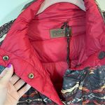 Pendleton Women Bitterroot Reversible Packable Puffer Coat Aztec Brown Red Large Photo 4