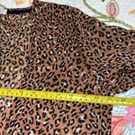 Jolt  women’s size small kimono leopard print 3/4 sleeves black brown Photo 6