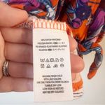 Free People Womens Printed Keepin On Tee Bright Red Floral Top Size Large Photo 9