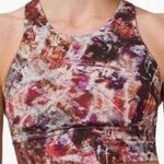 Lululemon Wunder Train Long Line Bra C/D Color;Urbantricity Multi Size 8 EUC Photo 0