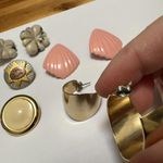 Lot Of 5 Mixed Variety Costume Jewelry Pierced Earrings Photo 7