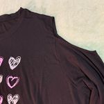 Target Black Cold-Shoulder Top with Heart Design Size 4X Photo 5