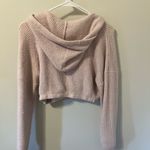 Aeropostale cropped waffle knit hoodie Pink Size XS Photo 2