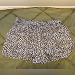 Aerie White Leopard Print Women's Shorts Photo 2