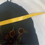 Cache  size 12 vintage floral silk Black Green Patterned Maxi Dress 90s guest Photo 7