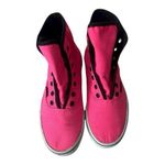 Vans Unisex Hot Neon Pink Black Hi-Top Sneakers Size Women 6.5 Men 5 Skate Shoes Photo 3