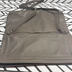 Vegan Leather Gray Clutch/Crossbody purse Photo 3