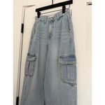 The Frankie Shop $185 New Kai Cargo Denim Jeans - Small Photo 4
