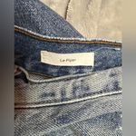 frame denim FRAME Le Piper Ellington Rips Straight Leg Distressed High Rise Jeans Size 28 Photo 4